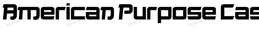 American Purpose Cas字体转换